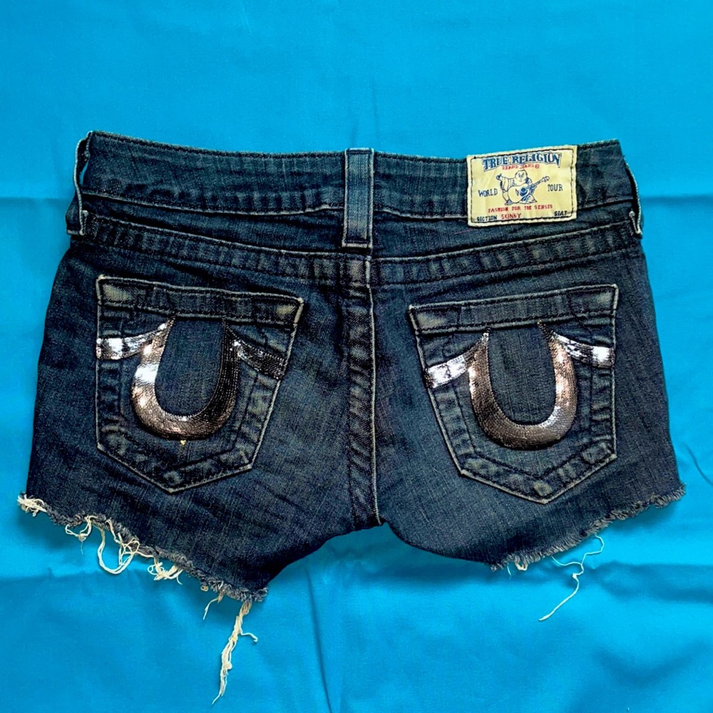 True Religion denim shorts